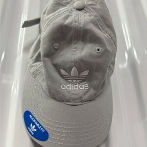 Adidas Light Gray Cap with Logo Interior